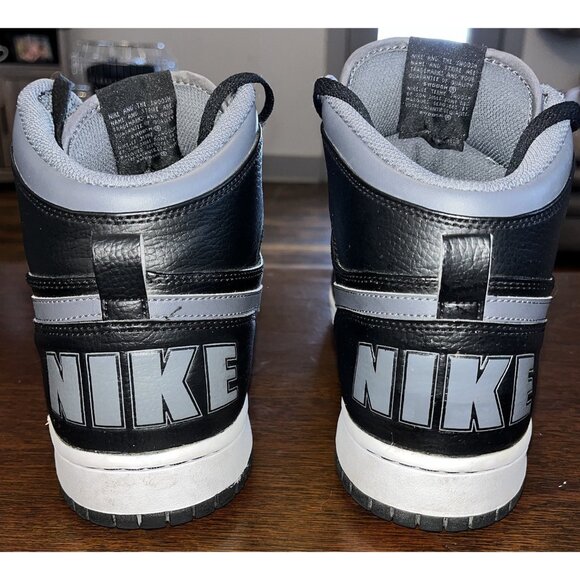 Nike Big High Top Athletic Tennis Shoes black grey Lace Up Rubber Sole  Sz 13 main image 7